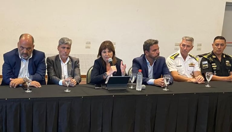 La conferencia de prensa de Bullrich y Quinteros en Córdoba