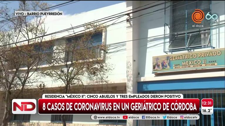 Ocho casos de coronavirus en un geriátrico de barrio Pueyrredón