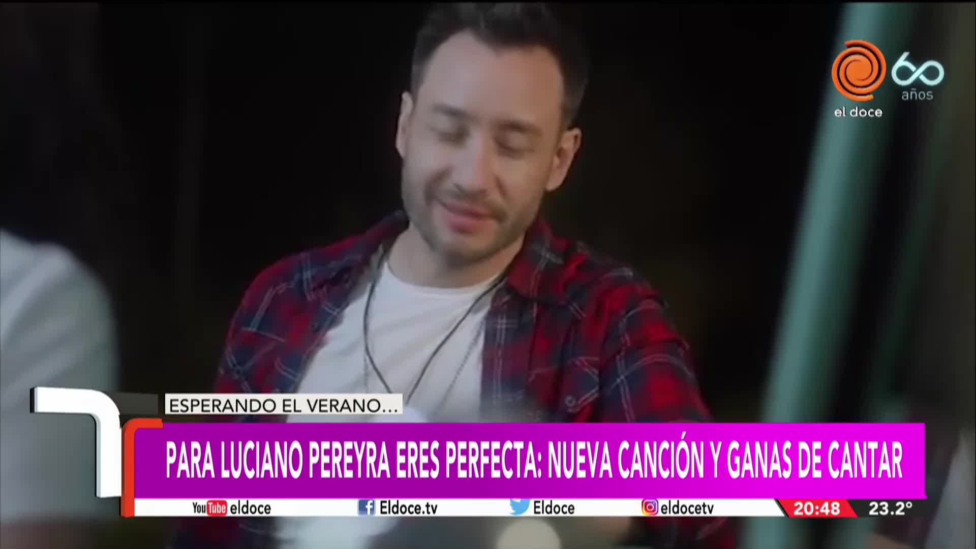 Luciano Pereyra: "Estoy que me canto encima"