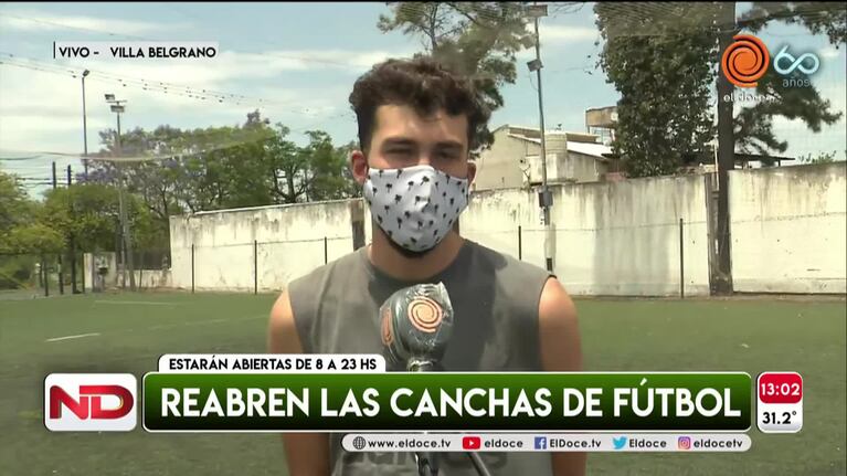 Reabren canchas de fútbol: qué está permitido hacer
