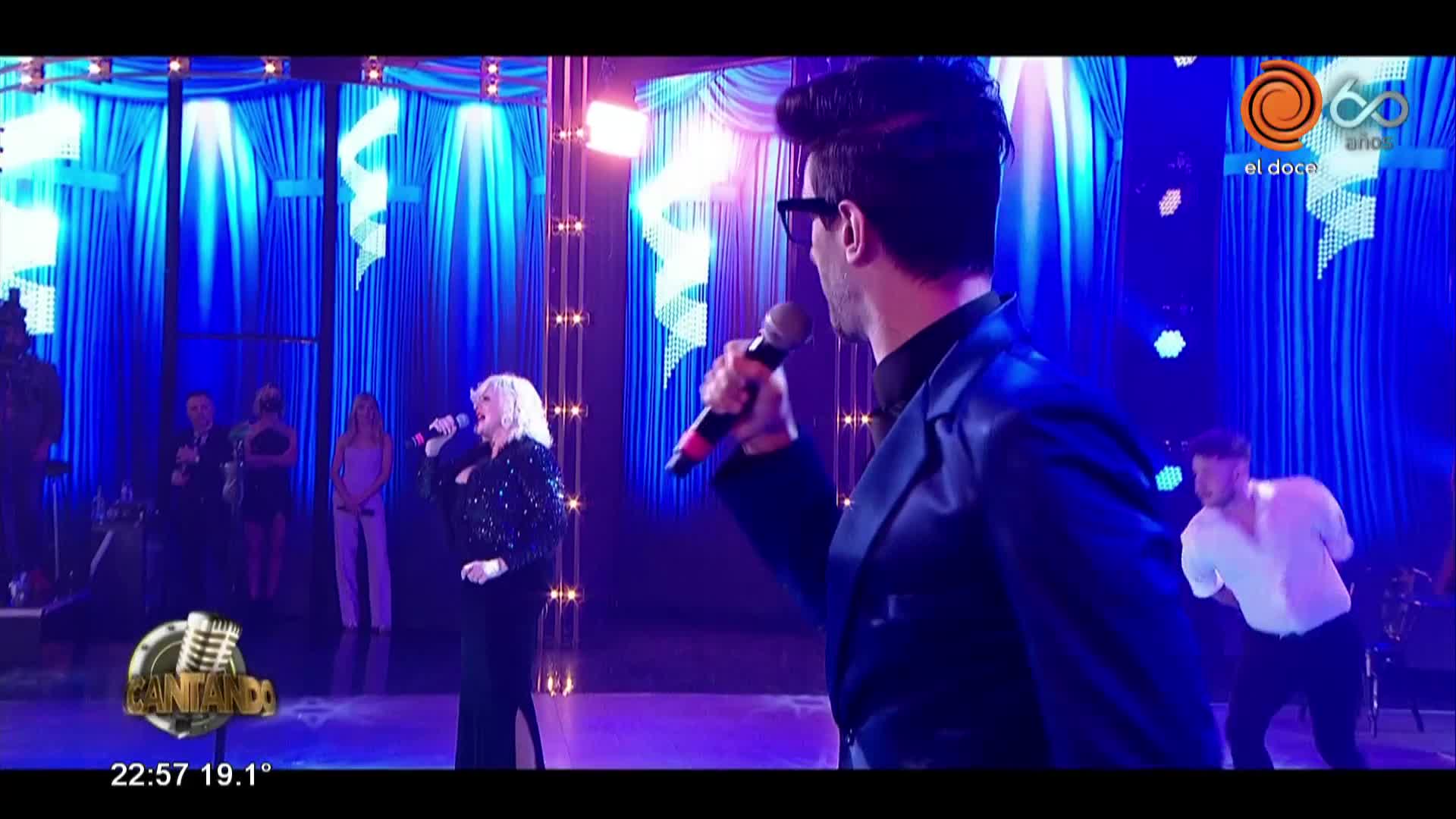 Luisa Albinoni emocionó a todos en el Cantando 2020