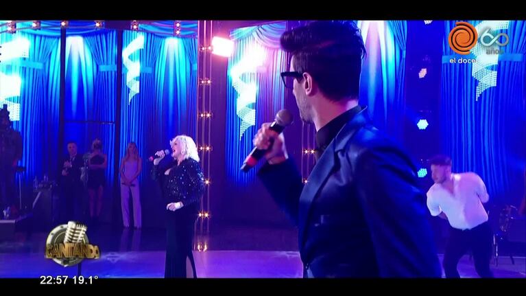 Luisa Albinoni emocionó a todos en el Cantando 2020