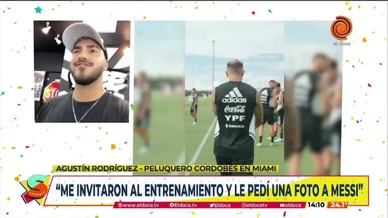 El cordobés que le cambió el look a De Paul