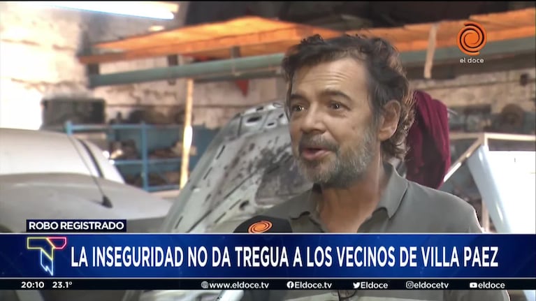Córdoba: el relato del dueño del taller mecánico robado