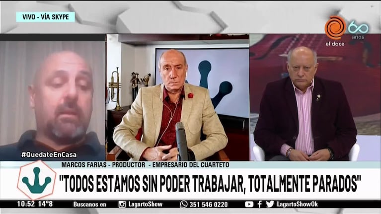 Marcos Farías y la dura situación del cuarteto en la pandemia