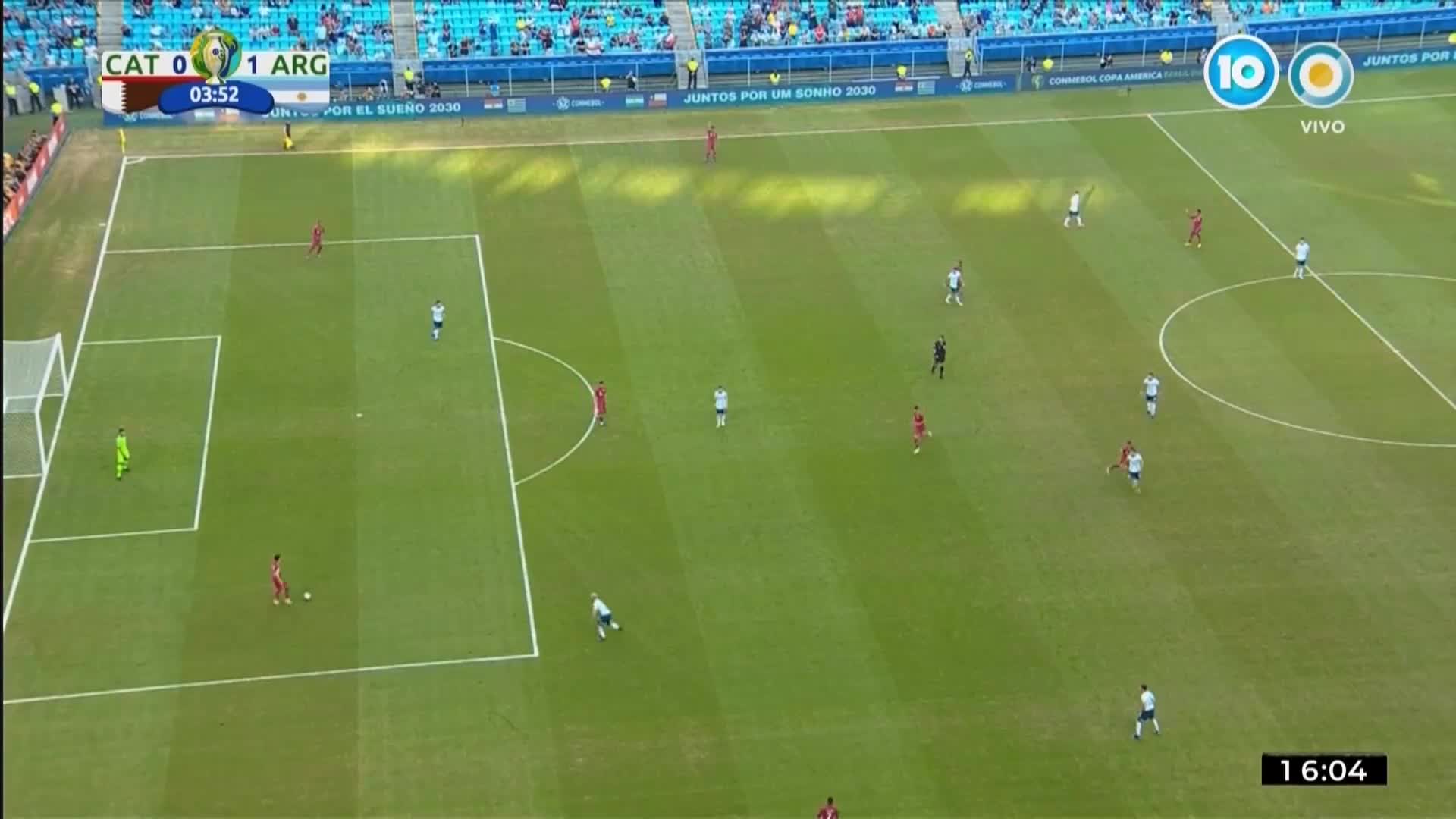 Argentina-Qatar: Lautaro Martínez puso el 1-0