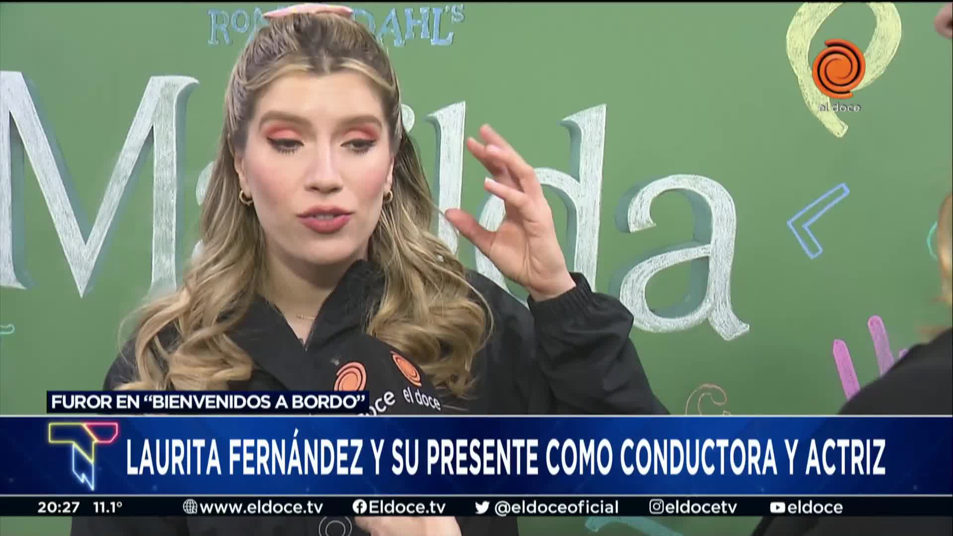 Laurita Fernández habló de su éxito con Bienvenidos a Bordo