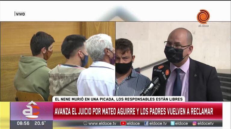 Avanza el juicio por Mateo Aguirre: los padres piden que los responsables vayan presos