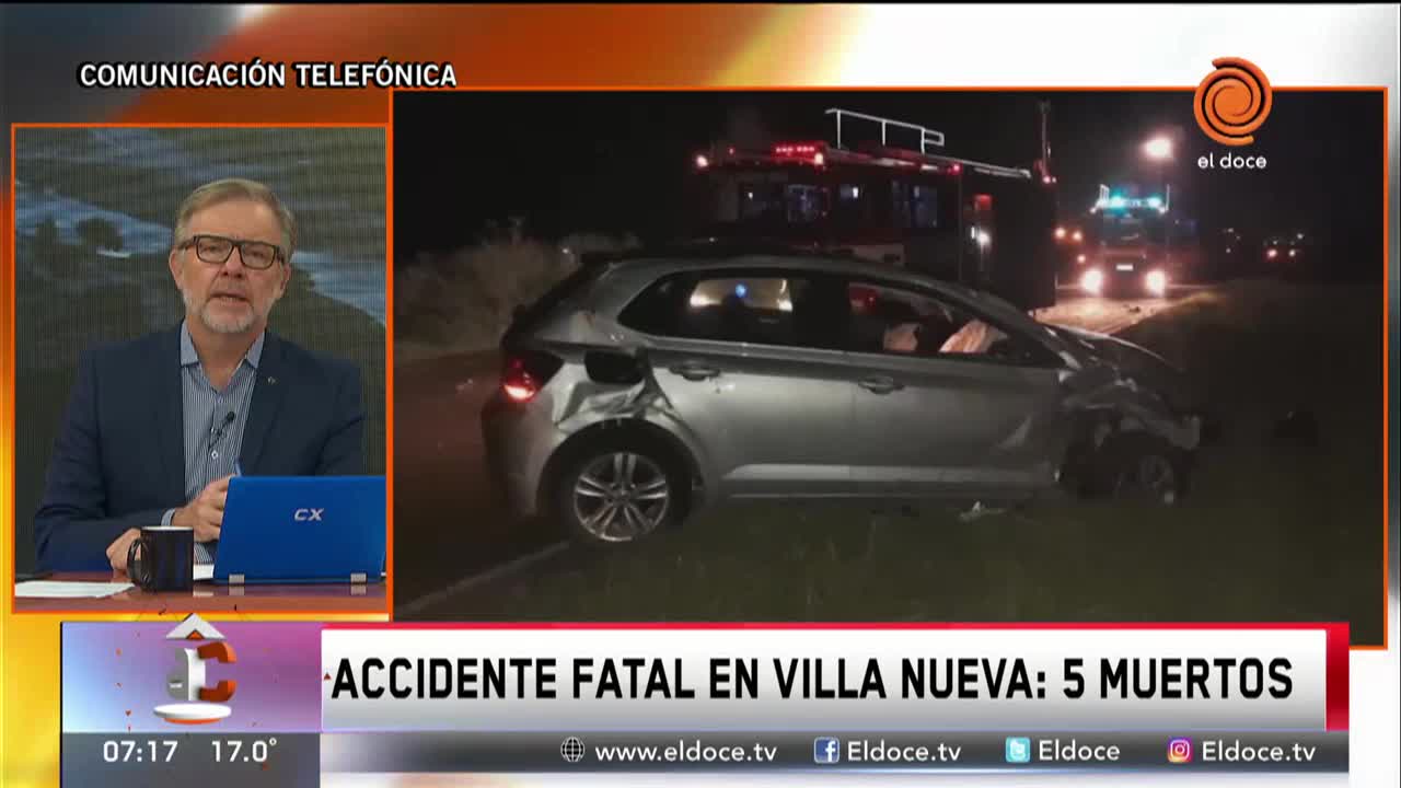 Tragedia en la Ruta 4: murieron cinco personas 