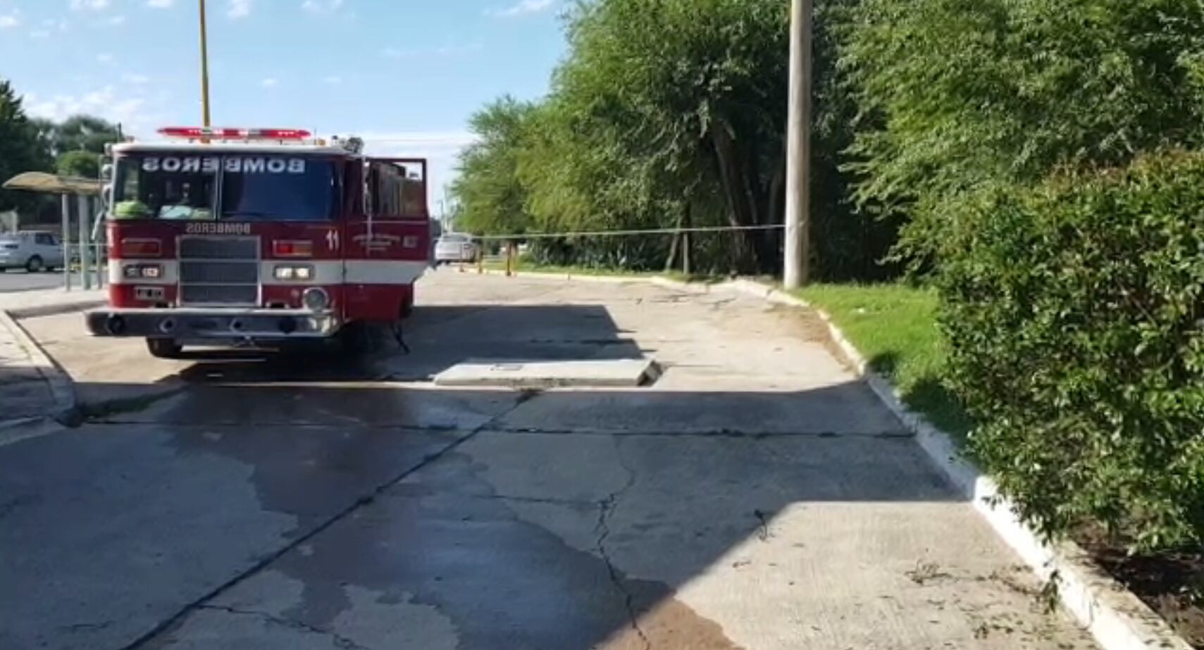 El insólito accidente de un turista en Cosquín