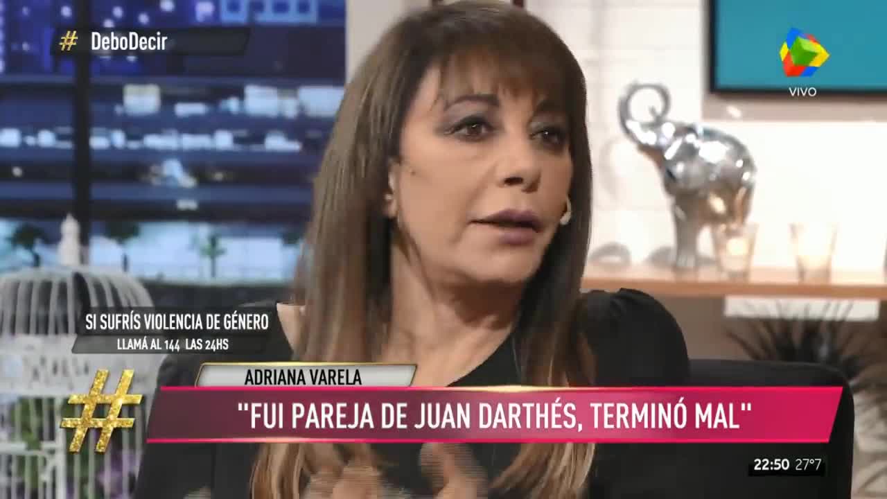 La confesión de Adriana Varela sobre Juan Darthés