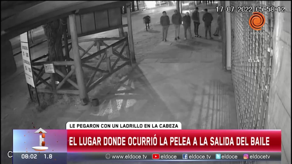 El crimen de Joaquín: el video de la pelea a la salida del baile