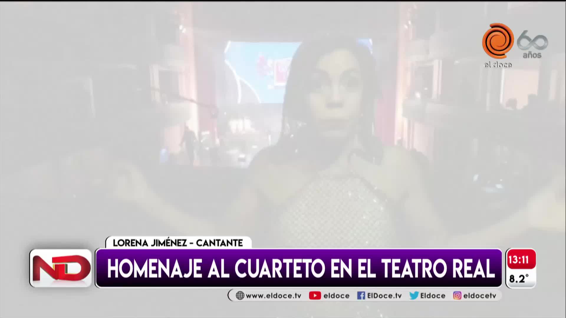 Lore Jiménez mostró el protocolo en el homenaje al cuarteto en el Teatro Real