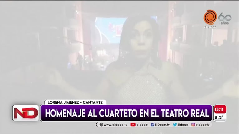 Lore Jiménez mostró el protocolo en el homenaje al cuarteto en el Teatro Real