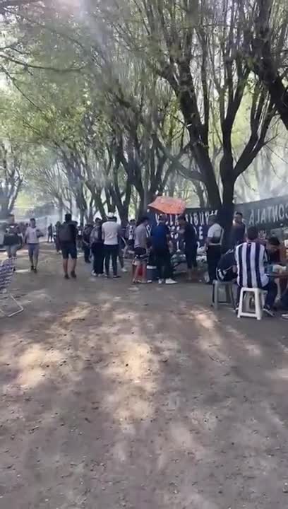 La previa de los hinchas de Talleres en San Luis