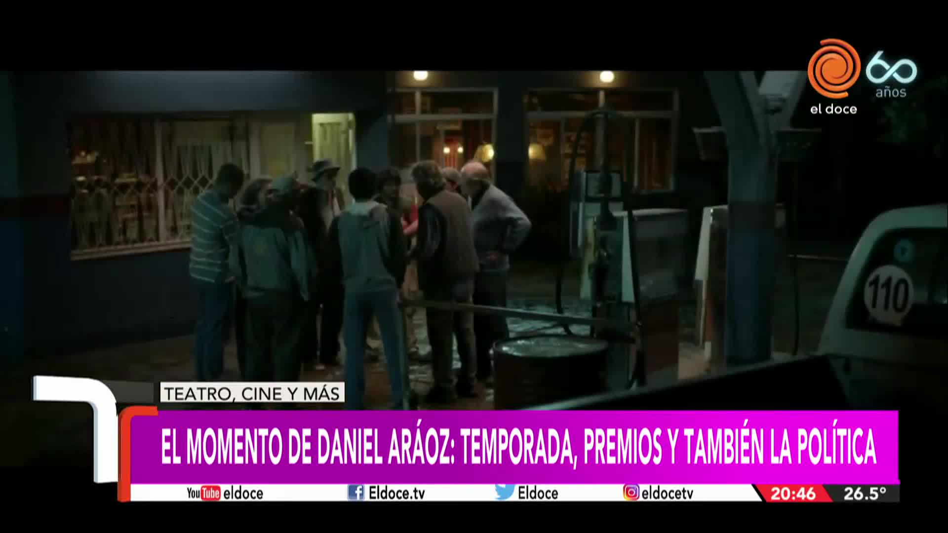 Daniel Aráoz y su felicidad de estar en Carlos Paz