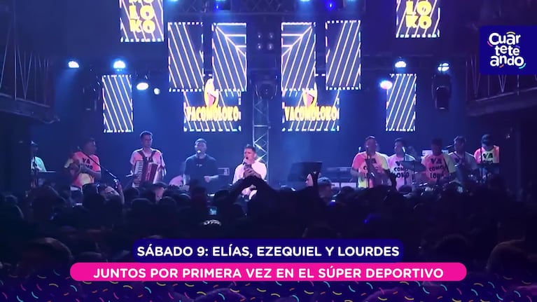 Desafío Vacomoloko en la previa al show en el Deportivo