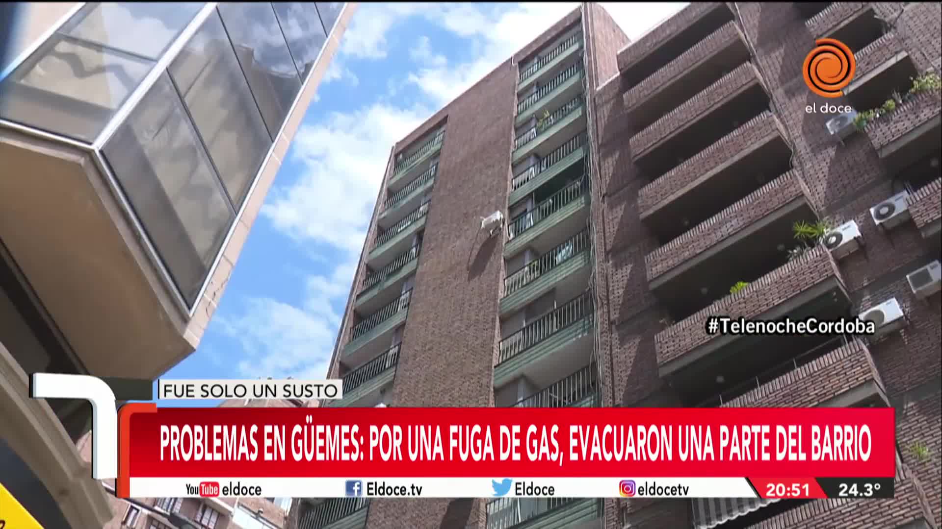 Barrio Güemes: susto por una fuga de gas