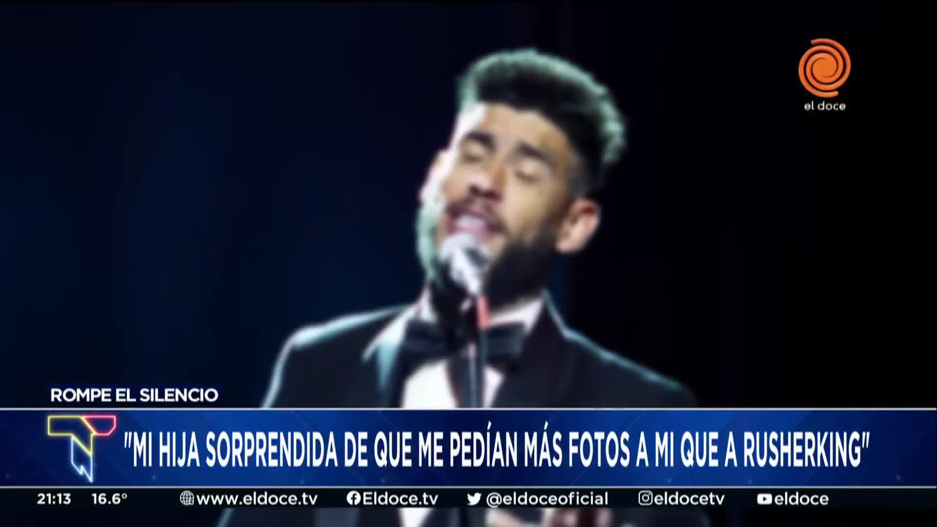 Ulises se prepara para cantar en Forja 