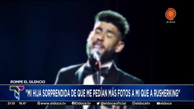 Ulises se prepara para cantar en Forja