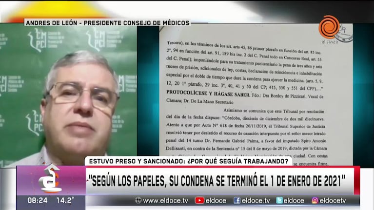 Andrés de León: "El Consejo no está para juzgar delitos penales"