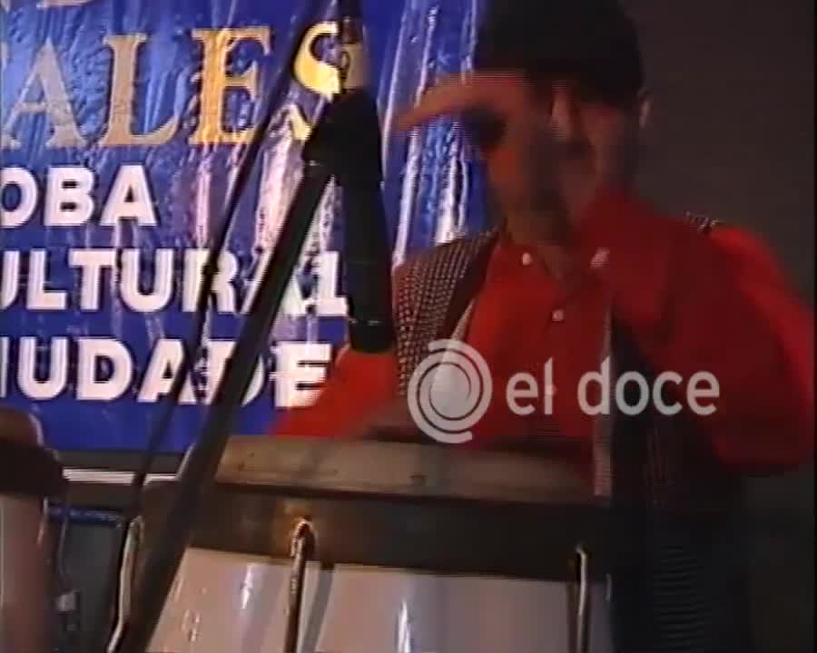 Ariel Ferrari en el Día del Vecino (Archivo 1999)