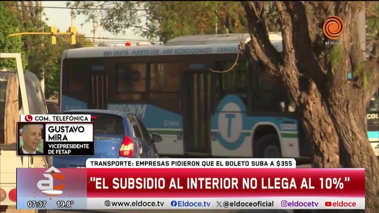 Empresarios del transporte urbano piden urgente un aumento del boleto