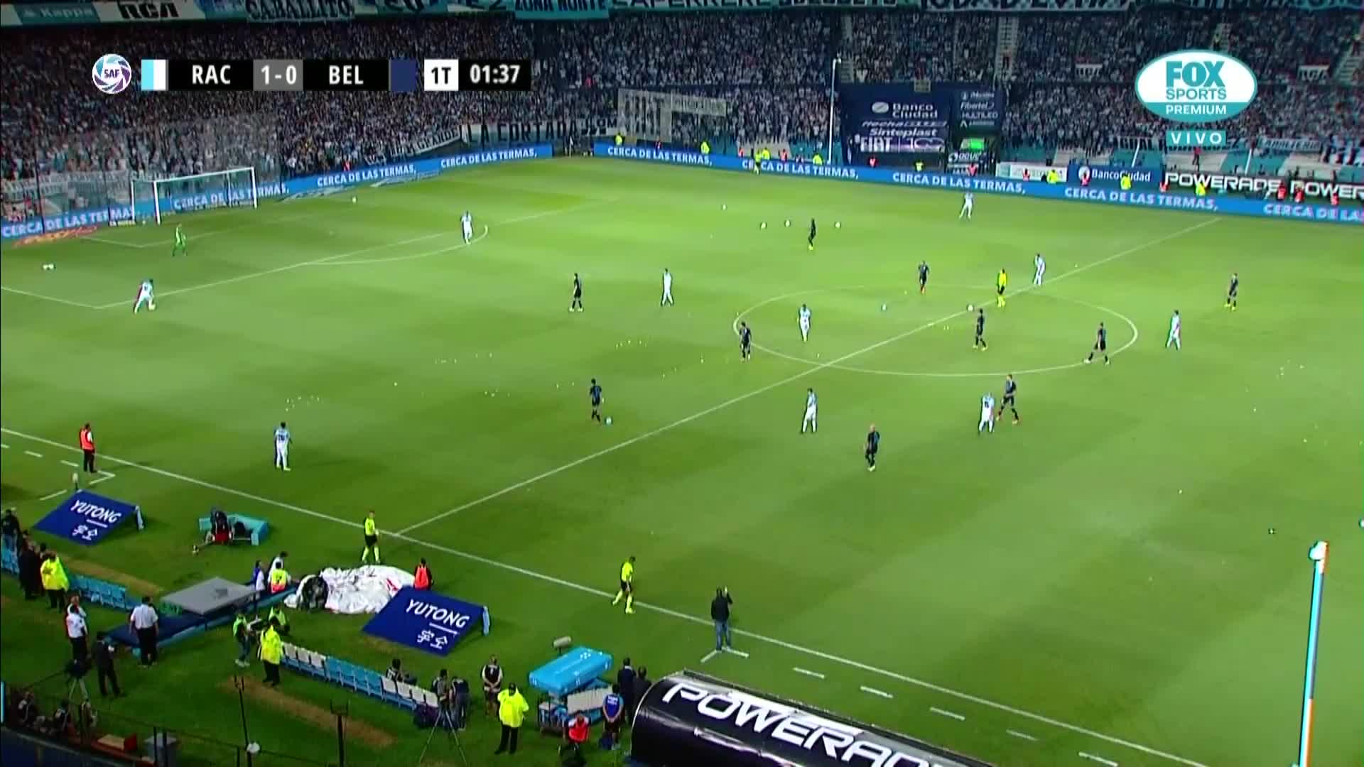 Lisandro López puso el 1-0 ante Belgrano