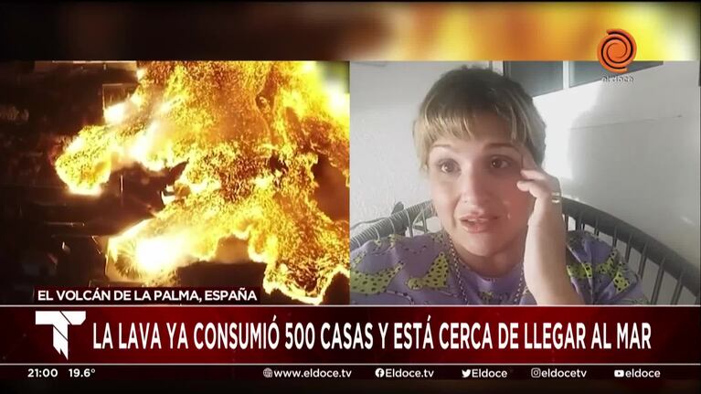 El relato de una cordobesa residente en La Palma