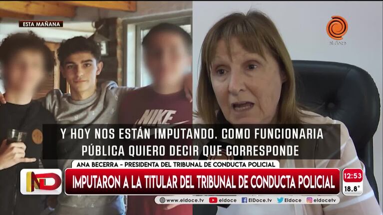 Caso Blas Correas: la respuesta de la titular de Conducta Policial imputada