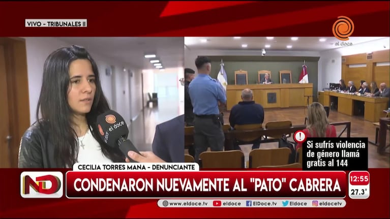 Condenaron al Pato Cabrera por violencia de género