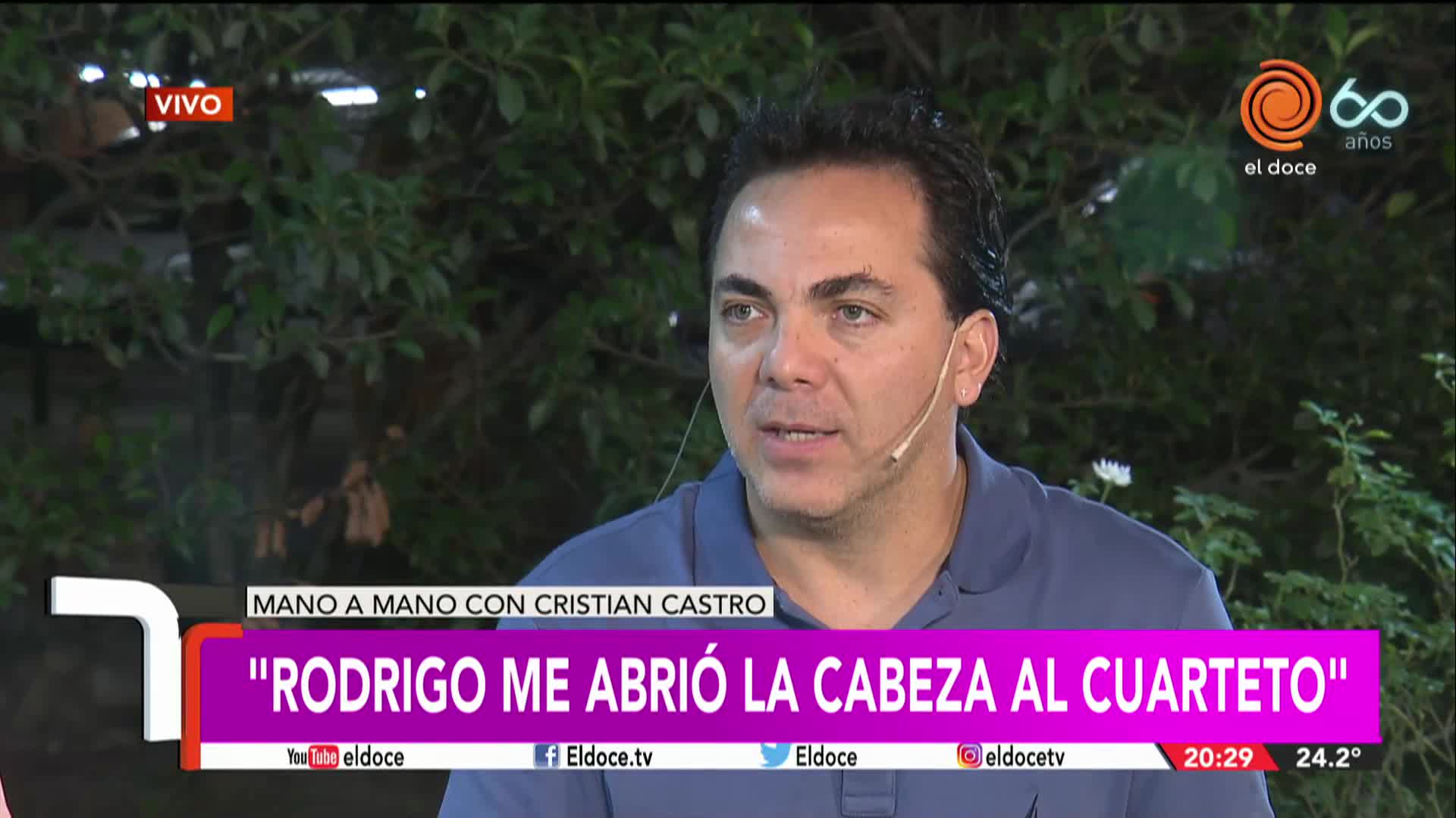 Cristian Castro desmintió una lipoaspiración