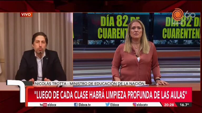 Nicolás Trotta adelantó cómo será el regreso a las aulas