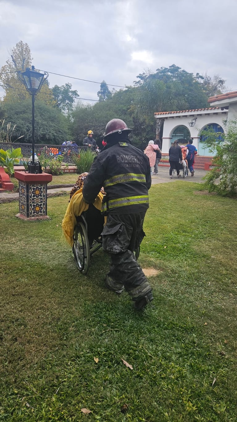 Hubo 29 personas mayores evacuadas.