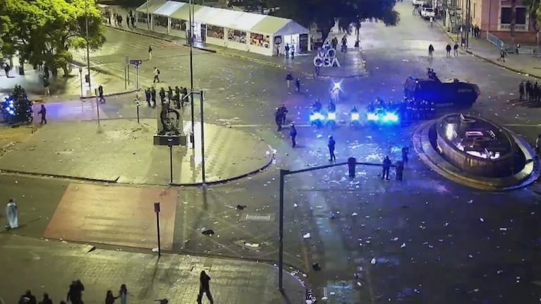 Hubo incidentes en el Patio Olmos.