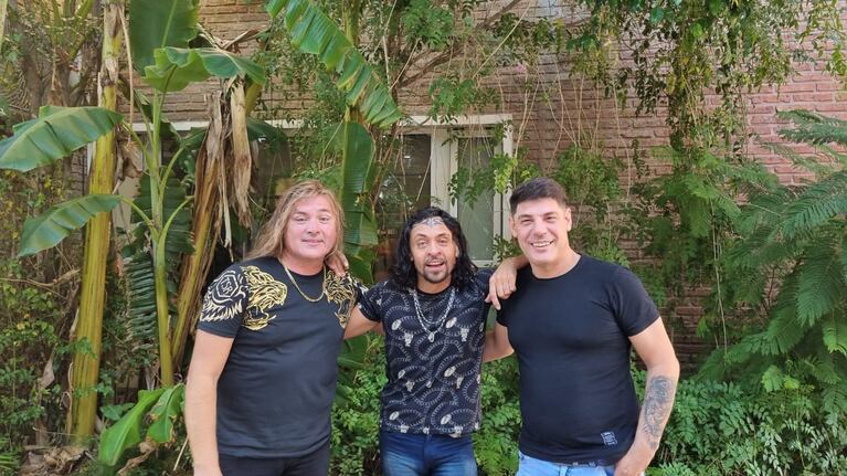 Hugo, Marcos y Landy, el trío telonero de Jiménez en los 90'.