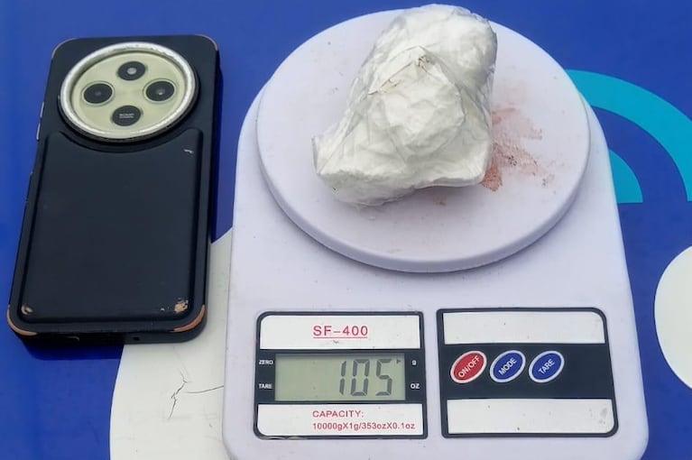 Iba en moto, lo frenaron y le encontraron cocaína: ya estaba condenado por un robo