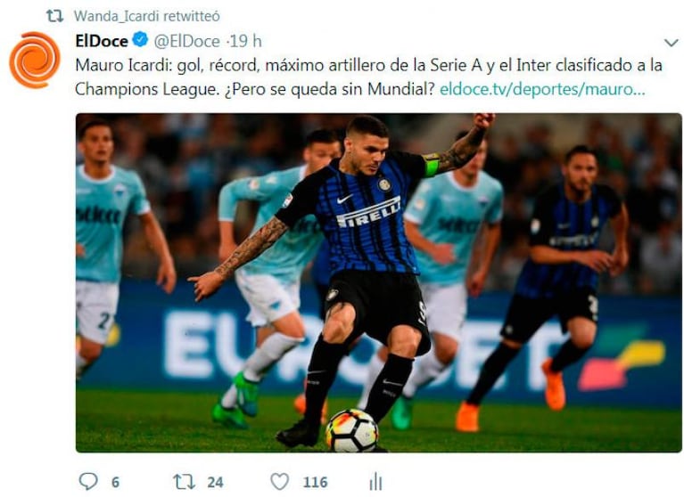 icardi wanda el doce