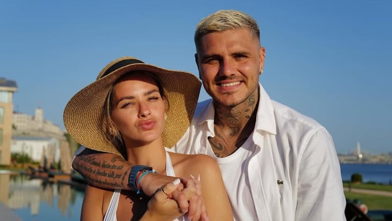 Icardi y la China Suárez.