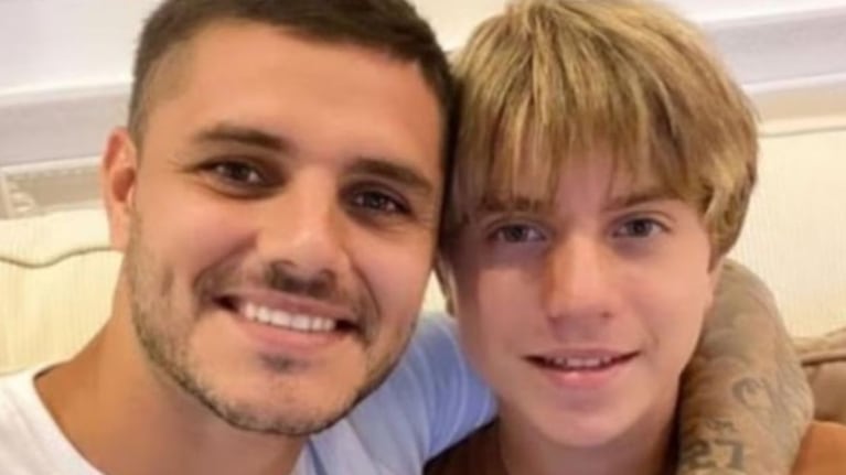 Icardi y Valentino López tienen buena relación desde hace años.