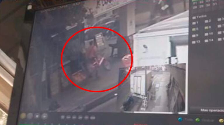 Imagen de la cámara de seguridad de un vecino de la zona.