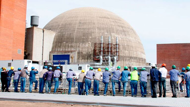 Imagen de la central nuclear Atucha II.