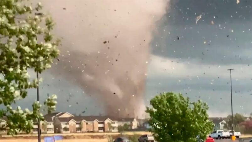 Imágenes del tornado.