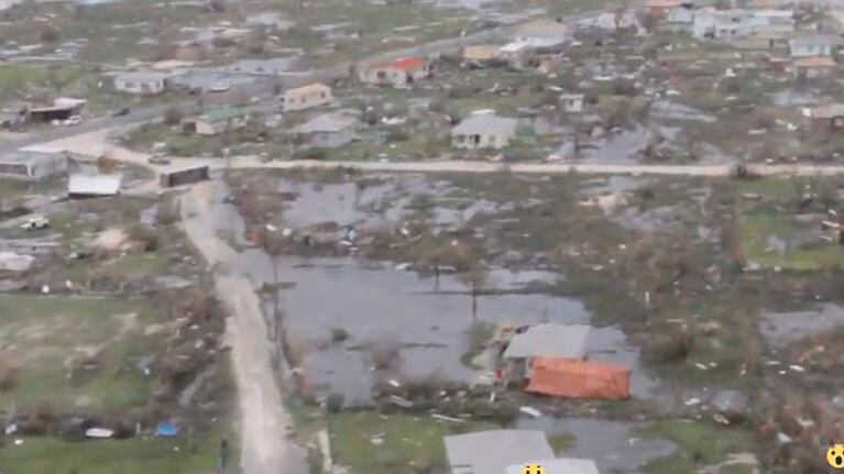 Imágenes devastadoras del paso del huracán Irma por la isla de Bermuda.