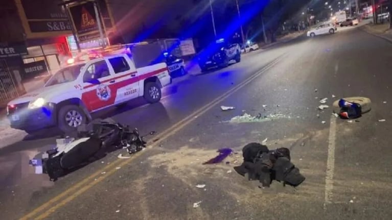 Impactante accidente en Carlos Paz.