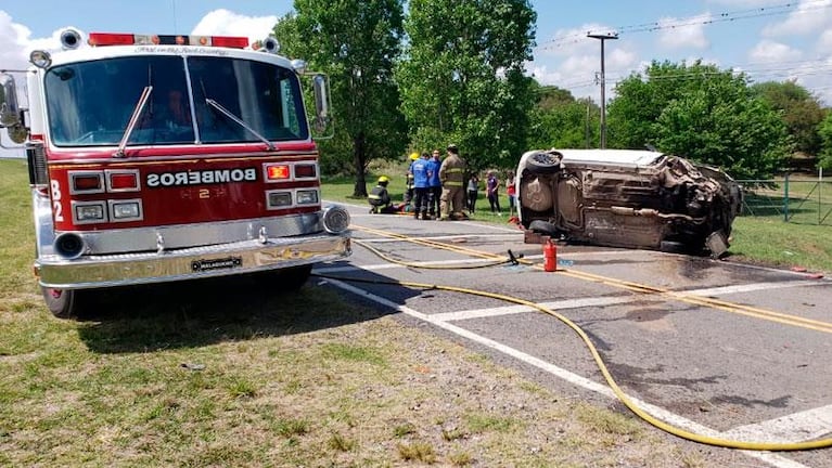 Impactante accidente en la autopista Córdoba-Carlos Paz: tres heridos graves