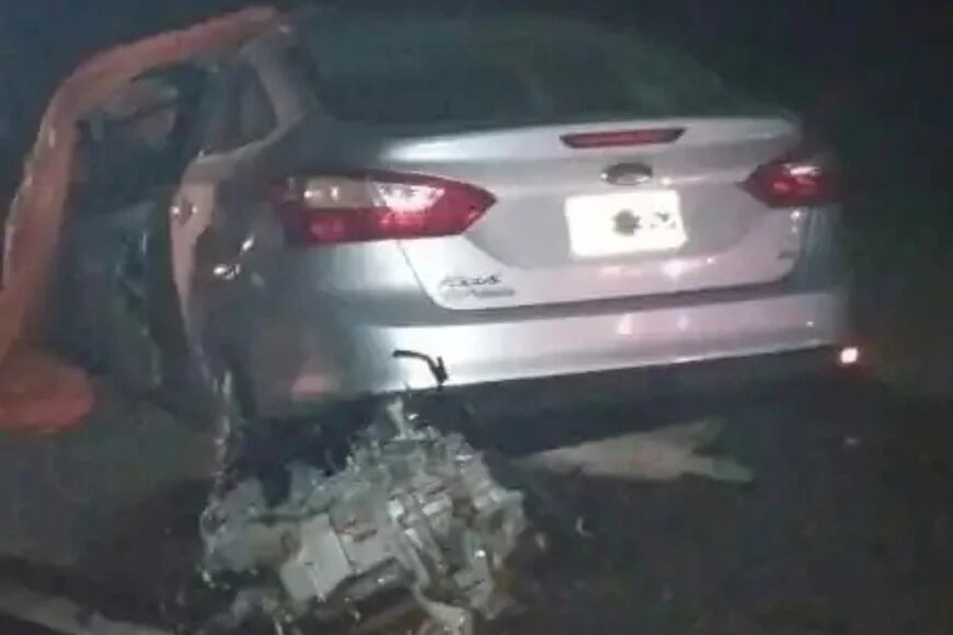 Impactante choque frontal dejó cinco muertos.