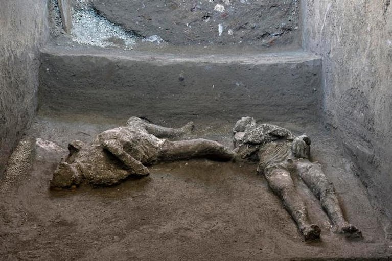 Impactante: hallaron restos intactos de hombres que murieron hace 2.000 años en Pompeya