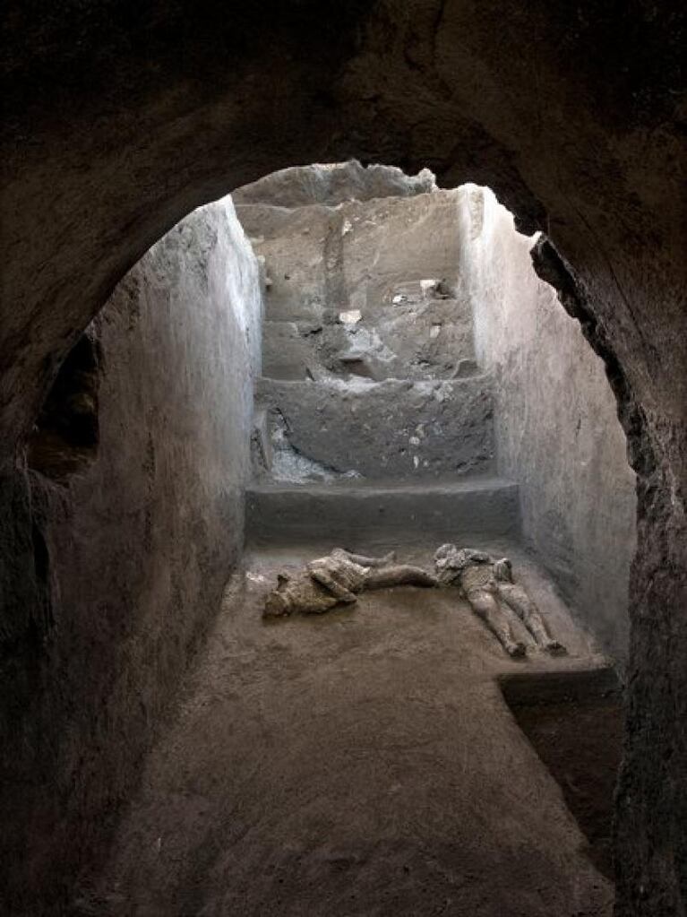Impactante: hallaron restos intactos de hombres que murieron hace 2.000 años en Pompeya