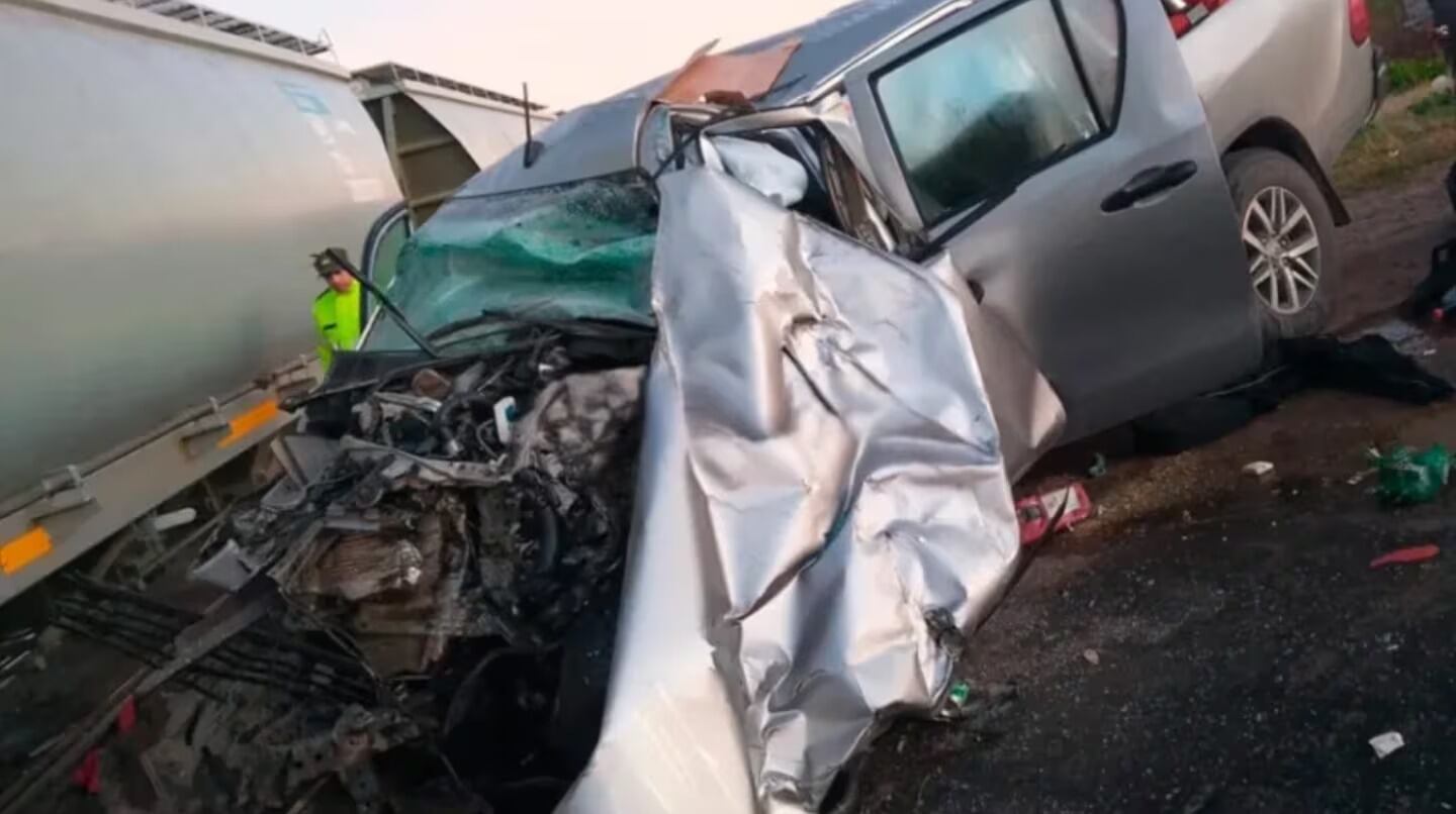 Impactante siniestro vial en Entre Ríos.